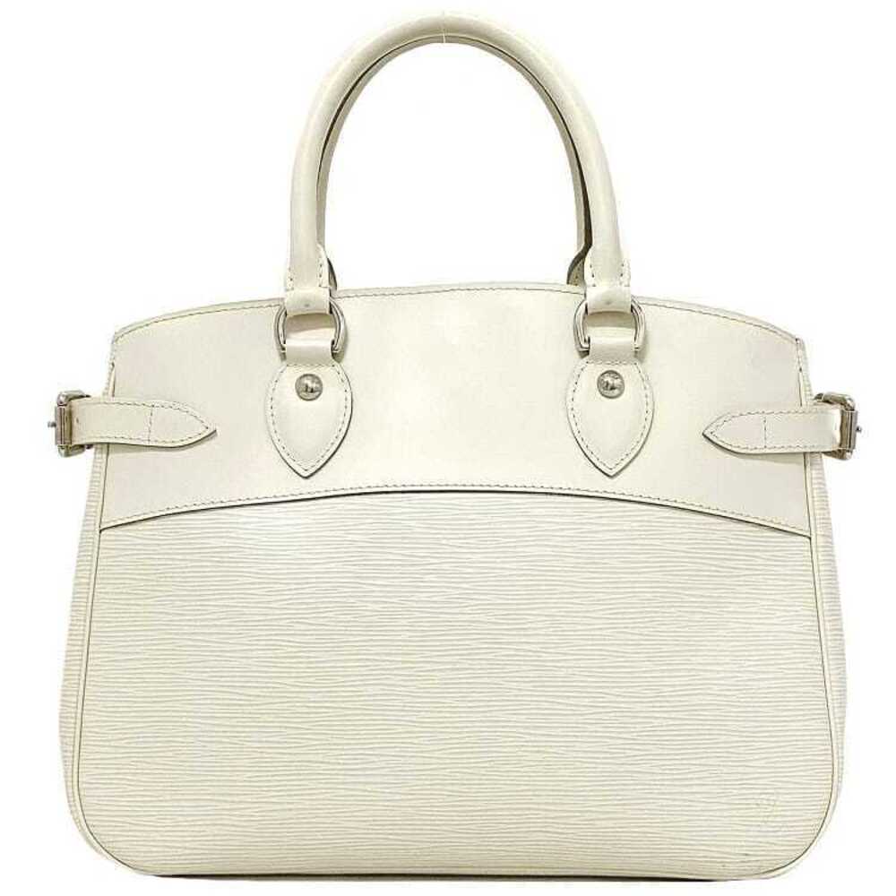 Louis Vuitton Passy Tote Bag White Epi Leather Handbag LV